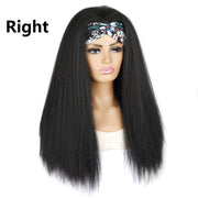 Turban Headband Corn Beard Long Hair Wig Headgear, Color Classification: 18C # G