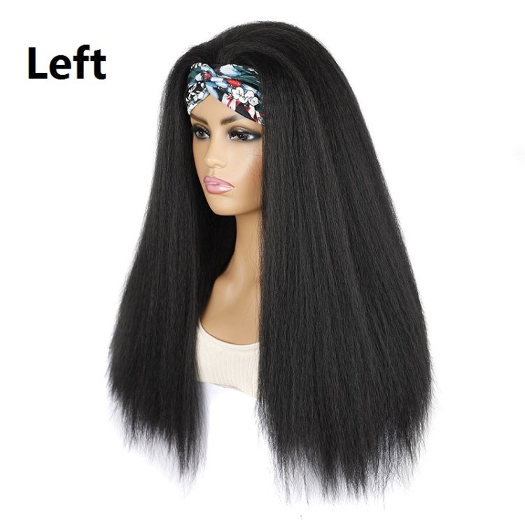 Turban Headband Corn Beard Long Hair Wig Headgear, Color Classification: 18C # G