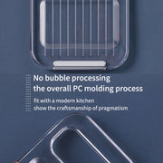 Multi-Function Slicker Kitchen Gadget Potato Slice Grater, Colour: Three Knives Gray