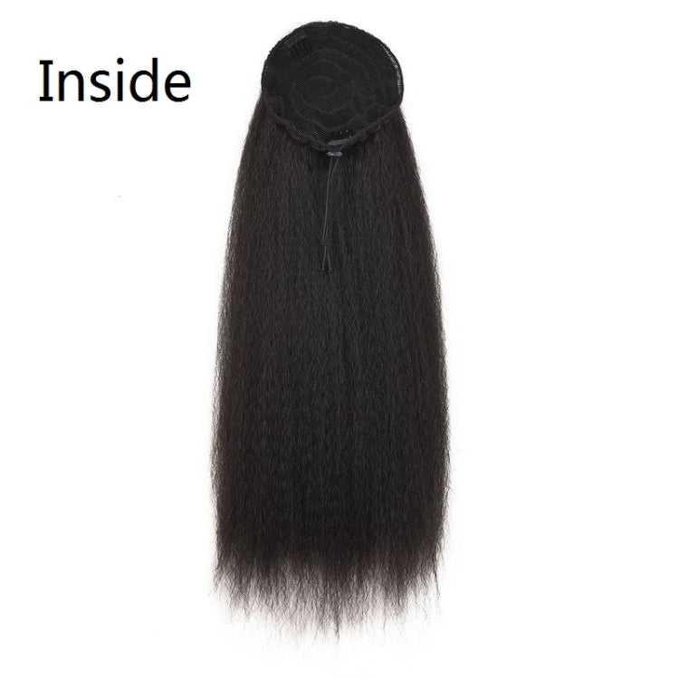 Fluffy Corn Whisker Long Curly Hair Fake Ponytail, Colour: 3.4 #