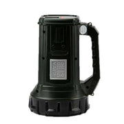 YAGE 5701 10W LED Strong Light Long-Range Searchlight Outdoor Lighting Rechargeable Flashlight, CN Plug(Ink Green)