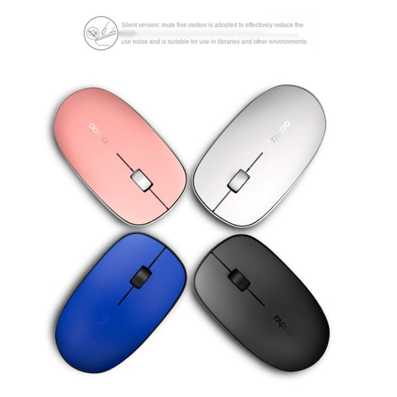 Rapoo M200G 1300 DPI 3 Keys Silent Wireless Mouse(Blue)