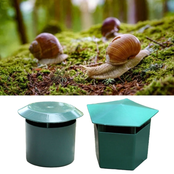 Snail Trap Garden Vegetable Garden Snail Trap Physically Kill Snail Cage, Style: Round Barrel Type