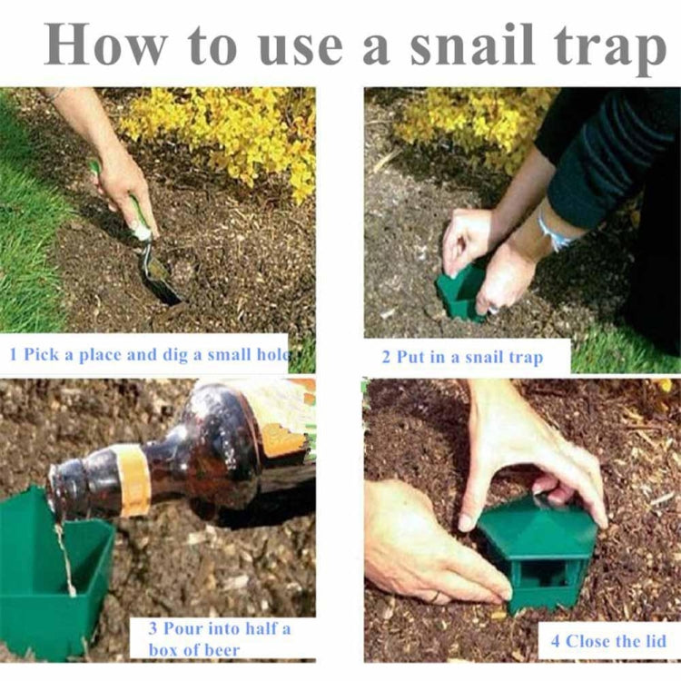 Snail Trap Garden Vegetable Garden Snail Trap Physically Kill Snail Cage, Style: Round Barrel Type