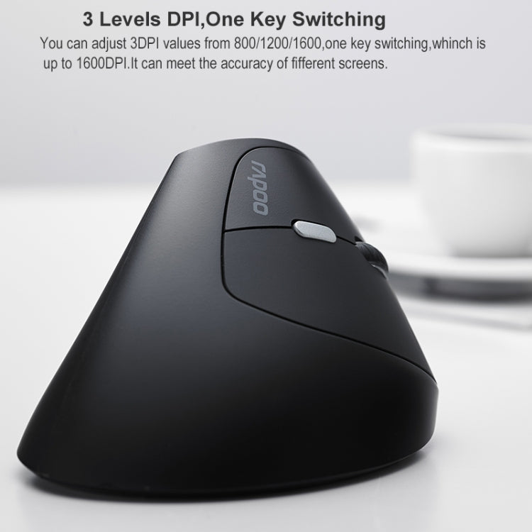 Rapoo MV20 Ergonomic Wireless Silent Vertical Mouse(Silent Version)