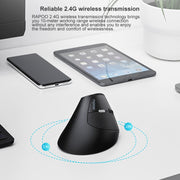 Rapoo MV20 Ergonomic Wireless Silent Vertical Mouse(Silent Version)