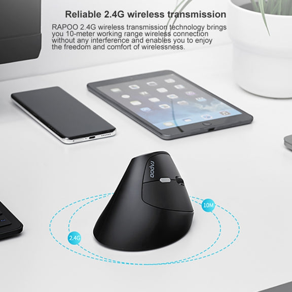 Rapoo MV20 Ergonomic Wireless Silent Vertical Mouse(Silent Version)