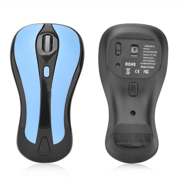 PR-01 1600 DPI 7 Keys Flying Squirrel Wireless Mouse 2.4G Gyroscope Game Mouse(Dark Blue)