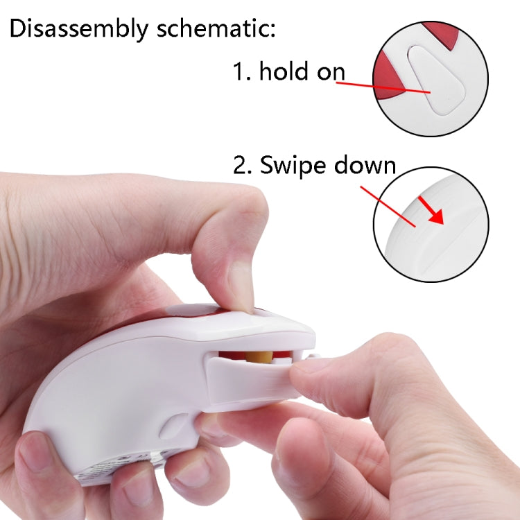 PR-01 1600 DPI 7 Keys Flying Squirrel Wireless Mouse 2.4G Gyroscope Game Mouse(White Green)