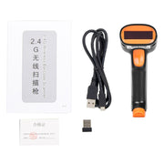 Express Barcode Scanner With Storage USB Wireless Scanner, Specification： Two-dimensional