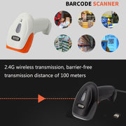 SYCREADER Supermarket Laser Barcode Scanner, Model: Two-dimensional Wireless