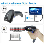 NETUM High-Precision Barcode QR Code Wireless Bluetooth Scanner, Model: Wired