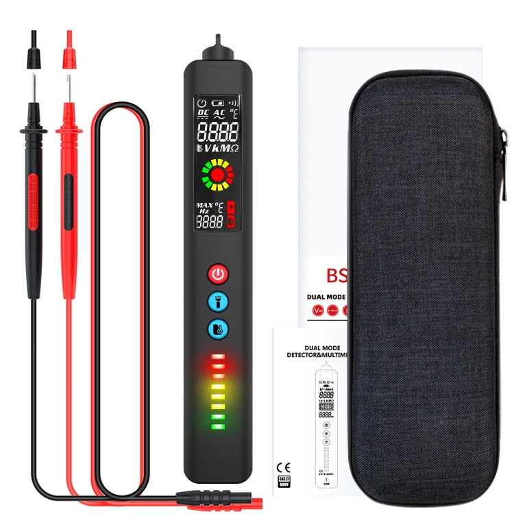 BSIDE X2 Three-Mode Smart Multimeter Electric Pen Infrared Thermometer with Flashlight Lighting