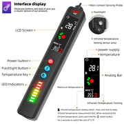 BSIDE X2 Three-Mode Smart Multimeter Electric Pen Infrared Thermometer with Flashlight Lighting