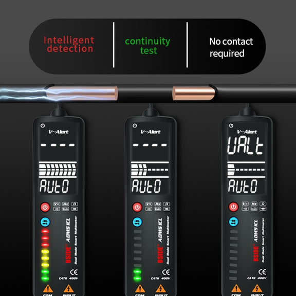 BSIDE Dual-Mode Smart Large-Screen Display Multimeter Electric Pen Portable Voltage Detector, Specification: ADMS1