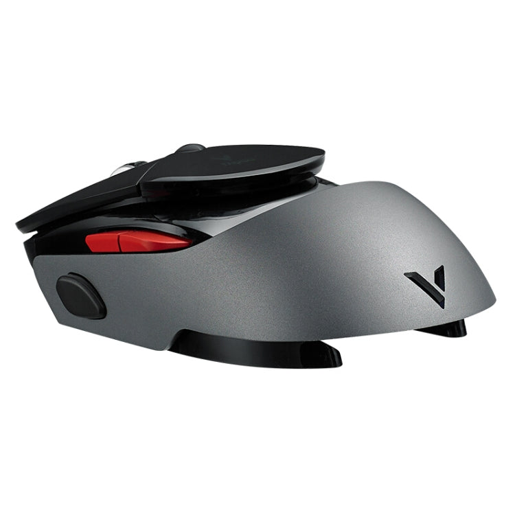 Rapoo VT960 1600 DPI 7 Keys Dual Mode Macro Programmable Symphony RGB Backlit Wireless Gaming Mouse(Black)