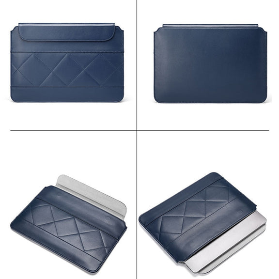 Microfiber Leather Thin And Light Notebook Liner Bag Computer Bag, Applicable Model: 13-14 inch(Blue)