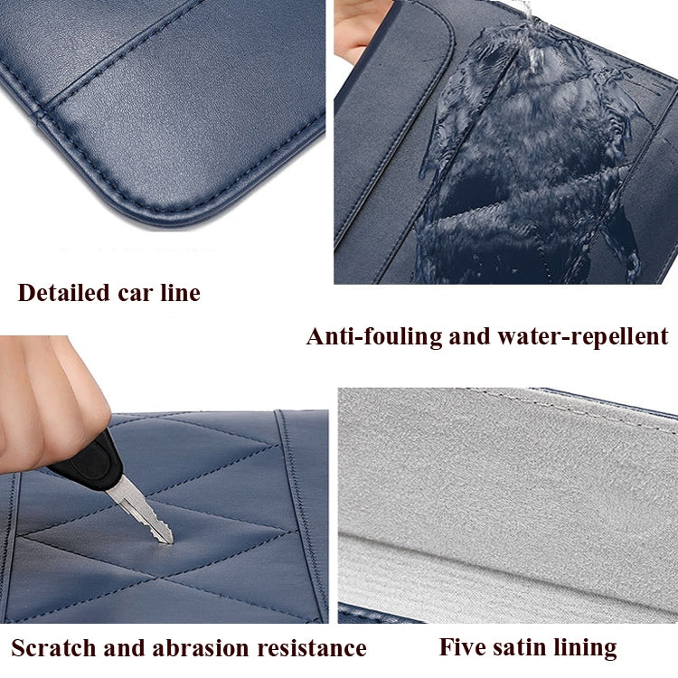 Microfiber Leather Thin And Light Notebook Liner Bag Computer Bag, Applicable Model: 13-14 inch(Blue)