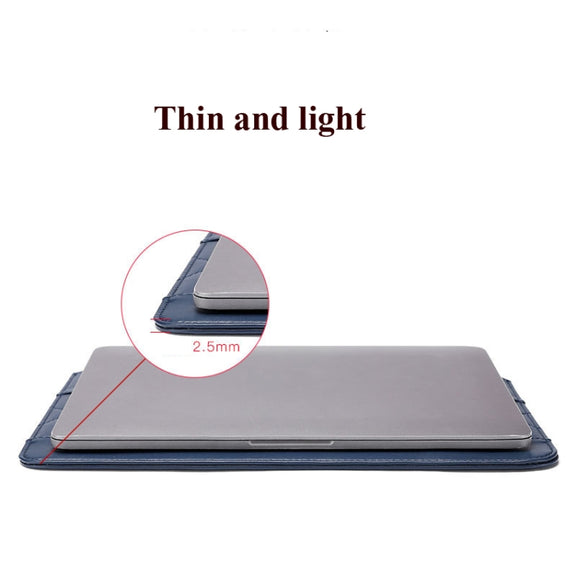 Microfiber Leather Thin And Light Notebook Liner Bag Computer Bag, Applicable Model: 14-15 inch(Brown)