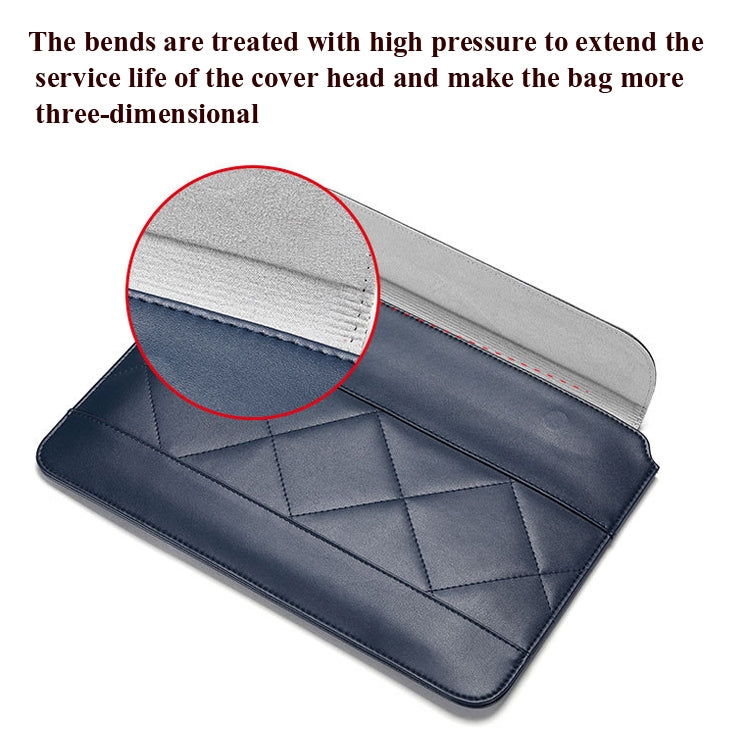 Microfiber Leather Thin And Light Notebook Liner Bag Computer Bag, Applicable Model: 14-15 inch(Brown)
