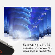 C6 2GB+32GB Android Smart DLP HD Projector Mini Wireless Projector, AU Plug (Black)