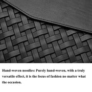 Hand-Woven Computer Bag Notebook Liner Bag, Applicable Model: 11 inch (A1370 / 1465)(Golden)