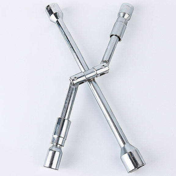 350mm Folding Cross Sleeve Car Tire Wrench, Specification: 17/19/21/23mm
