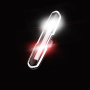 Bicycle Light USB Charging LED Warning Light Night Riding COB Tail Light, Specification: 7505B Red White Light