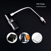 Bicycle Light USB Charging LED Warning Light Night Riding COB Tail Light, Specification: 7505B Red White Light
