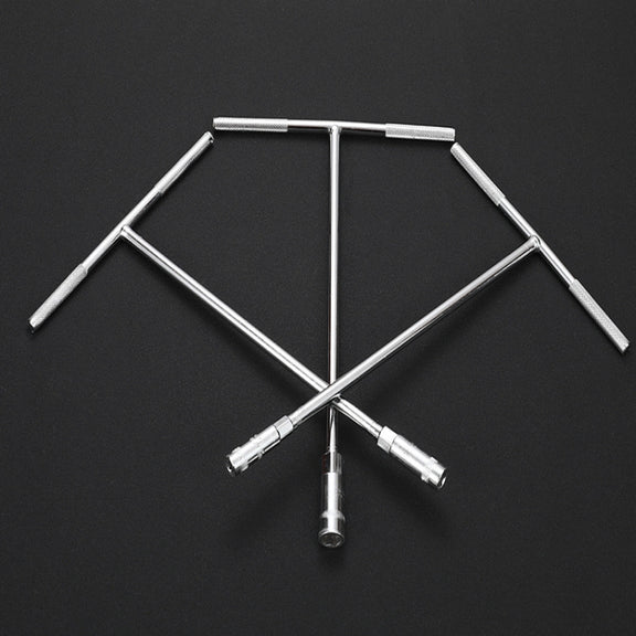 T-Wrench Car Assembly Repair Sleeve Wrench Hexagon Lengthening Socket, Specification: 8mm
