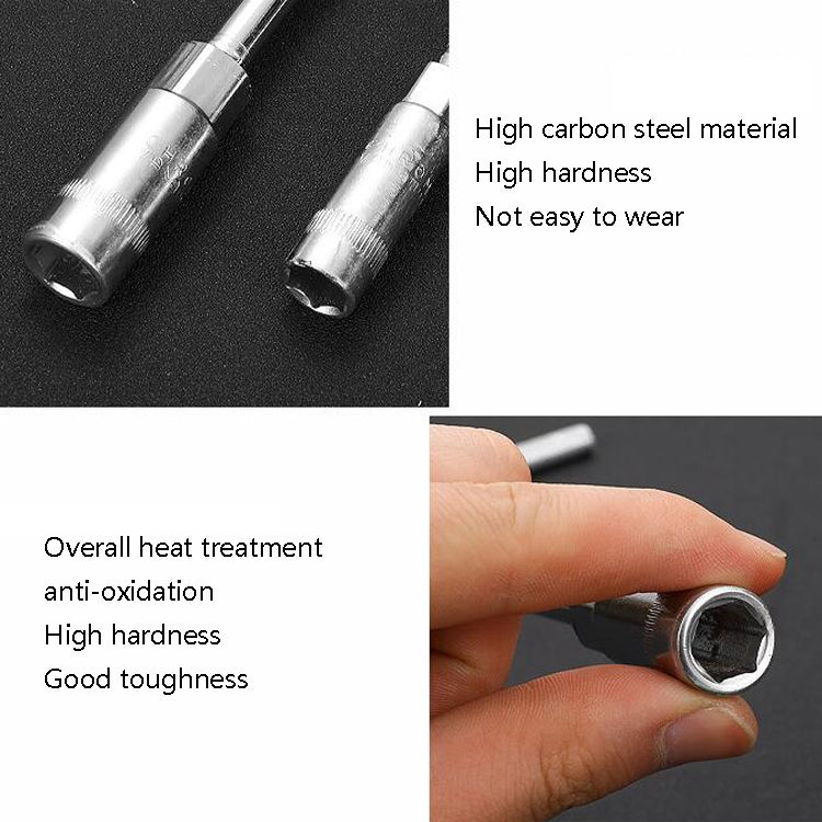 T-Wrench Car Assembly Repair Sleeve Wrench Hexagon Lengthening Socket, Specification: 8mm