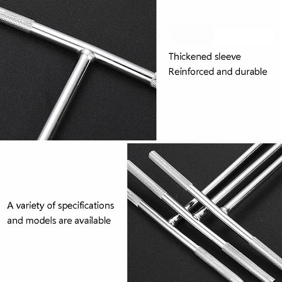 T-Wrench Car Assembly Repair Sleeve Wrench Hexagon Lengthening Socket, Specification: 8mm