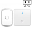 CACAZI FA50 1 For 1 Push-button Self-generating Wireless Doorbell, Plug:US Plug(White) - free shipping - PMC TechLife - Order now!