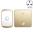 CACAZI FA50 1 For 1 Push-button Self-generating Wireless Doorbell, Plug:UK Plug(Gold) - free shipping - PMC TechLife - Order now!