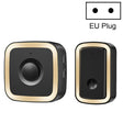 CACAZI A58 1 For 1 Smart Wireless Doorbell without Battery, Plug:EU Plug(Black Gold) - Wireless Doorbell by CACAZI | Online Shopping South Africa | PMC TechLife | Buy Now Pay Later Mobicred