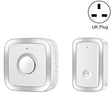 CACAZI A58 1 For 1 Smart Wireless Doorbell without Battery, Plug:UK Plug(Silver) - Wireless Doorbell by CACAZI | Online Shopping South Africa | PMC TechLife