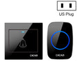 CACAZI H10 1 For 1 Wireless Smart Doorbell without Battery, Plug:US Plug(Black) - free shipping - PMC TechLife - Order now!