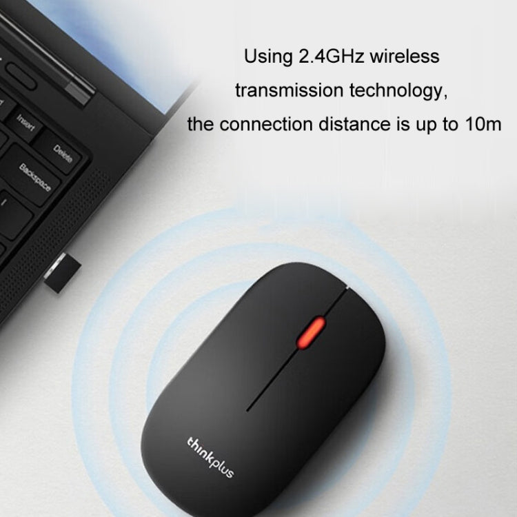 Lenovo Thinkplus M80 Office Lightweight Ergonomic Laptop Mouse, Specification: Wireless