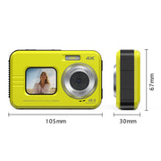 WDC901 3.5m Water-resistant 48MP HD Dual Screen Outdoor Sports Digital Camera AU Plug(Green)