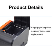 Xprinter XP-T58L 58mm Supermarket Cashier Receipt Thermal Printer, Spec: Parallel Port(EU Plug)