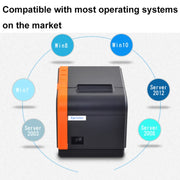 Xprinter XP-T58L 58mm Supermarket Cashier Receipt Thermal Printer, Spec: Parallel Port(EU Plug)