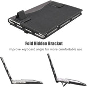 For Samsung Galaxy Book 2 Pro 15.6 inch Leather Laptop Anti-Fall Protective Case With Stand(Wine Red)
