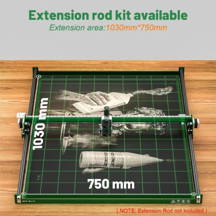 NEJE MAX 4 E80 750 X 460mm DIY CNC Desktop 3D Laser Engraving Machine