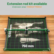 NEJE MAX 4 E80 750 X 460mm DIY CNC Desktop 3D Laser Engraving Machine