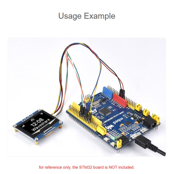 Waveshare 1.54 Inch OLED Display Module, 128��64 Resolution, SPI / I2C Communication(Blue)