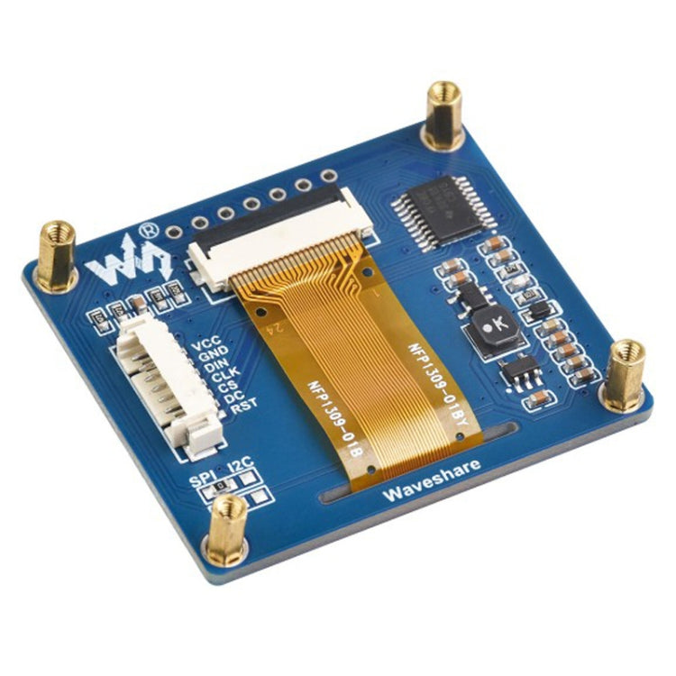 Waveshare 1.54 Inch OLED Display Module, 128��64 Resolution, SPI / I2C Communication(White)
