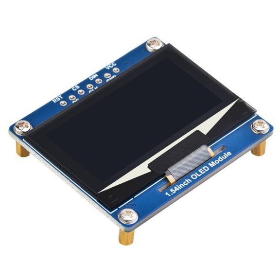 Waveshare 1.54 Inch OLED Display Module, 128��64 Resolution, SPI / I2C Communication(White)