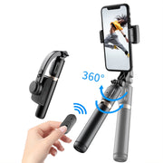 CYKE Q08 Anti-Shake Gimbal Bluetooth Selfie Stick Handheld Phone Live Tripod(No light Version)