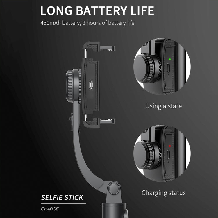 CYKE Q08 Anti-Shake Gimbal Bluetooth Selfie Stick Handheld Phone Live Tripod(No light Version)