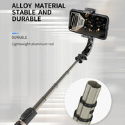 CYKE Q08 Anti-Shake Gimbal Bluetooth Selfie Stick Handheld Phone Live Tripod(No light Version)